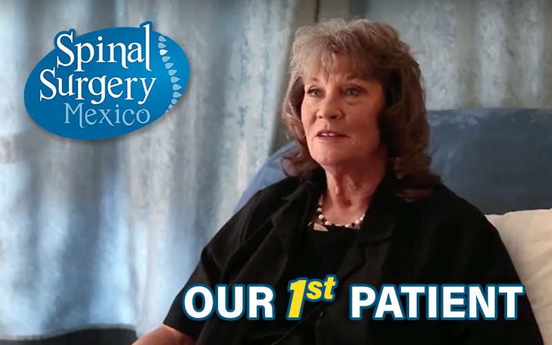 Cheri Junker from Mesa, Arizona came to Mexico to have spine surgery with Dr. Mario Salmon.